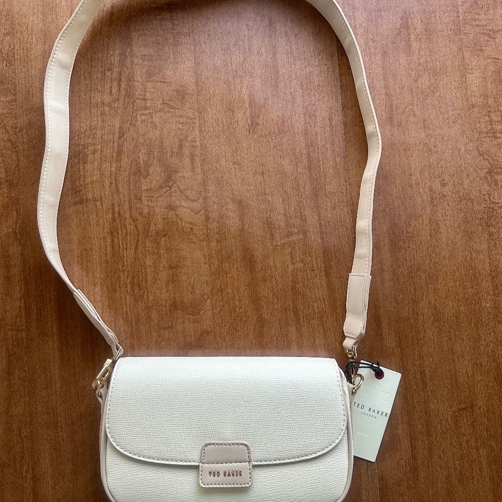 Ted Baker London Cream Crossbody Shoulder Bag NWT